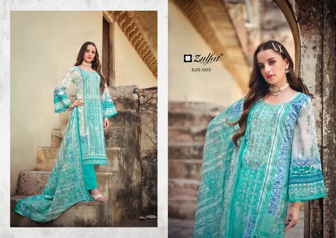 Gulnaaz By Zulfat Cotton Printed Dress Material Suppliers In India